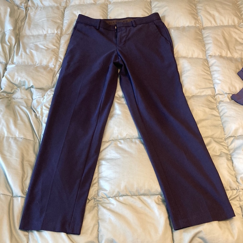 J.M. Haggar Stretch Dress Pant Slim Flat Front Blue 30 x 30 - 30% off bundles!